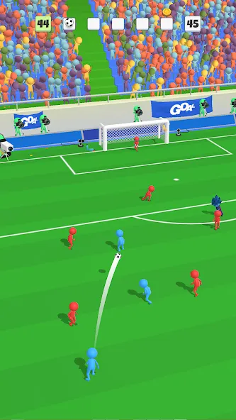 Super Goal: Fun Soccer Game [MOD: безлимитные монеты и все команды] — Скачать бесплатно (APK) — скриншот 4