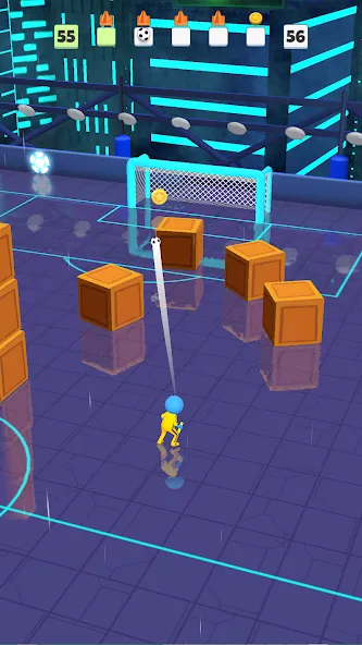 Super Goal: Fun Soccer Game [MOD: безлимитные монеты и все команды] — Скачать бесплатно (APK) — скриншот 5