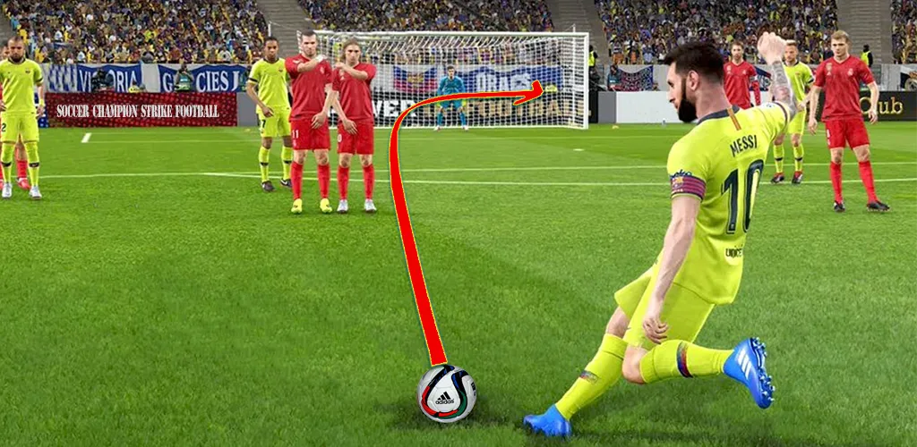 Скачать взлом Soccer Kick Football Champion [MOD: безлимитные деньги и энергия] — скриншот 3