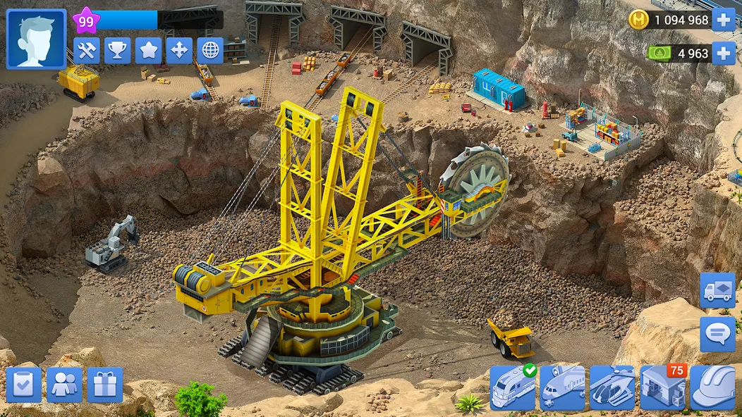Megapolis: City Building Sim [MOD: безлимитные деньги и ресурсы] — Скачать бесплатно (APK) — скриншот 1