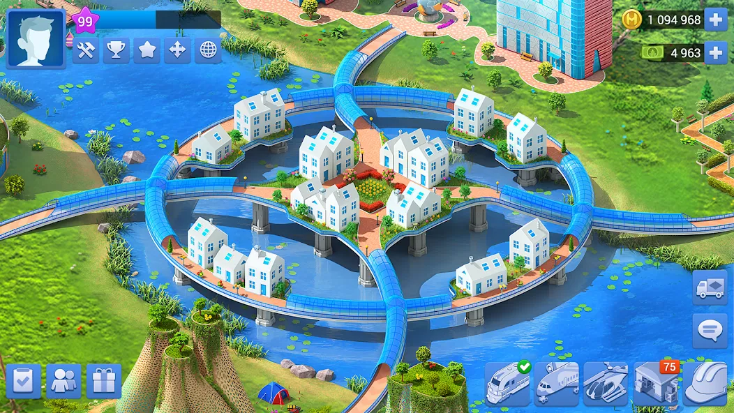 Megapolis: City Building Sim [MOD: безлимитные деньги и ресурсы] — Скачать бесплатно (APK) — скриншот 3