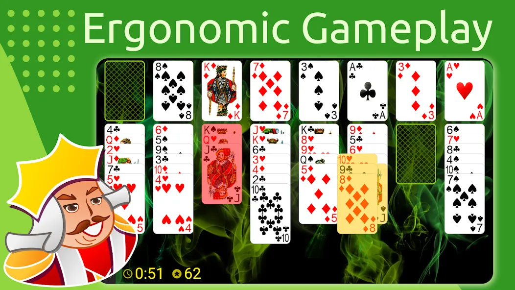 Скачать взлом FreeCell [MOD: открыты все уровни и подсказки] — скриншот 1