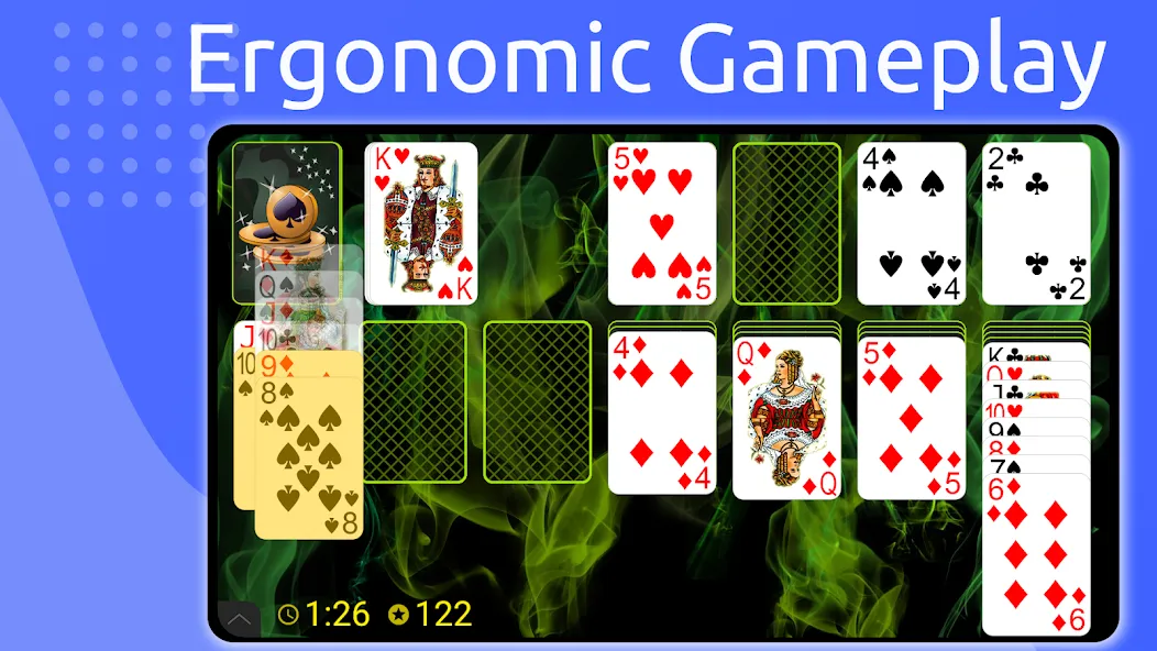 Solitaire [MOD: без рекламы и безлимитные подсказки] (Бесплатно / APK) — скриншот 1