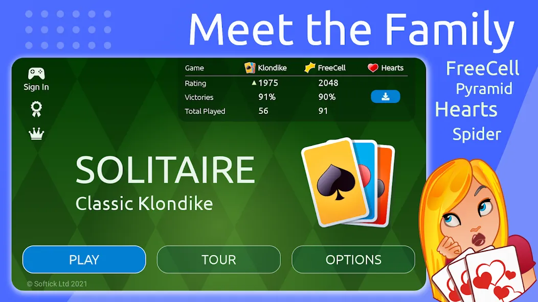 Solitaire [MOD: без рекламы и безлимитные подсказки] (Бесплатно / APK) — скриншот 2
