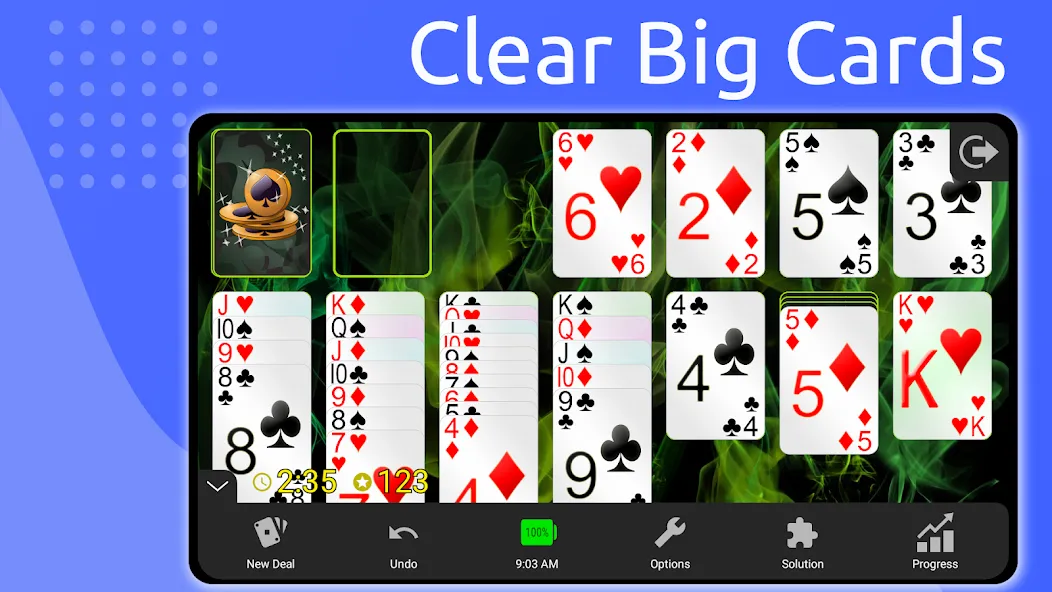 Solitaire [MOD: без рекламы и безлимитные подсказки] (Бесплатно / APK) — скриншот 3