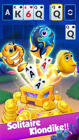 Solitaire - Klondike Card Game [MOD: открыты все карты и уровни] — Скачать бесплатно (APK) — скриншот 1