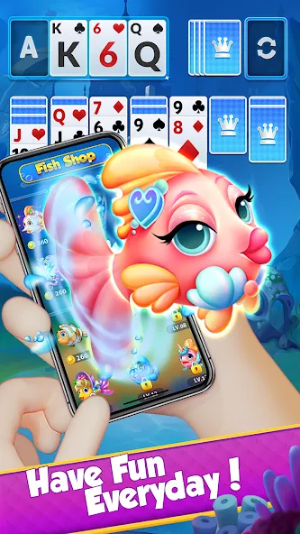 Solitaire - Klondike Card Game [MOD: открыты все карты и уровни] — Скачать бесплатно (APK) — скриншот 3