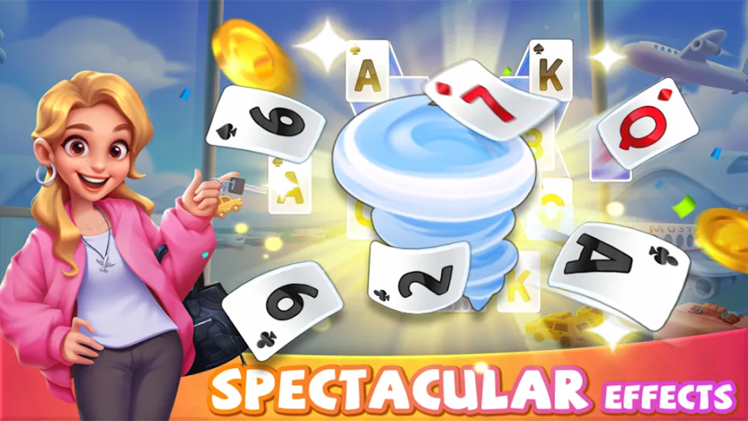 Скачать взлом Solitaire Good Times [MOD: безлимитные монеты и подсказки] — скриншот 4
