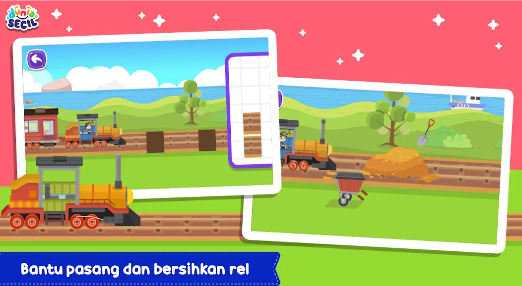Kereta Api Dunia Secil [MOD: безлимитные деньги и все поезда] (Бесплатно / APK) — скриншот 3