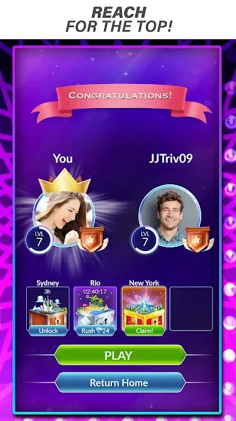 Скачать Official Millionaire Game [MOD: безлимитные подсказки и жизни] на телефон — скриншот 3