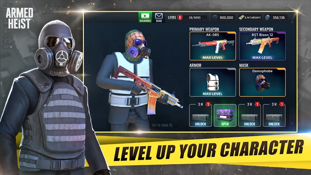 Armed Heist: Shooting gun game [MOD: безлимитные деньги и оружие] последняя версия — скриншот 5