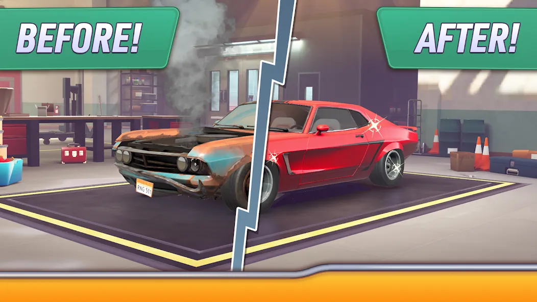 Chrome Valley Customs [MOD: безлимитные деньги и всё открыто] последняя версия — скриншот 1