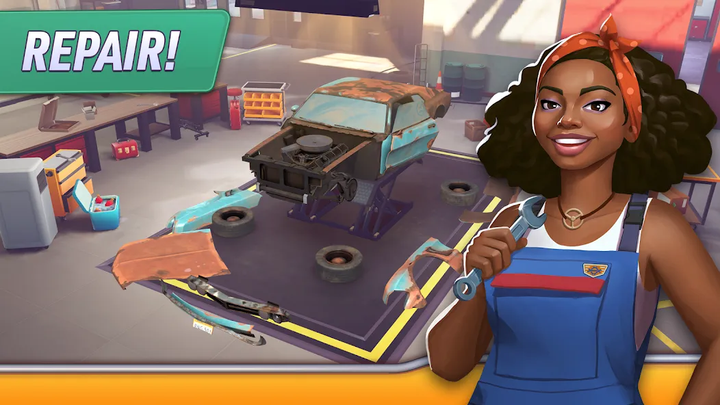 Chrome Valley Customs [MOD: безлимитные деньги и всё открыто] последняя версия — скриншот 2