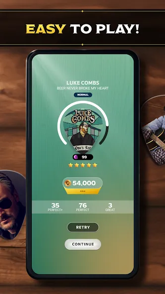 Взломанная Country Star: Music Game [MOD: безлимитные деньги и все песни] на Андроид — скриншот 5