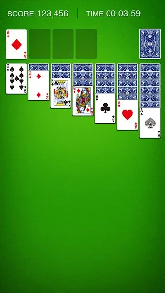 Скачать Classic Solitaire: Card Games [MOD: без рекламы и отмена ходов] на телефон — скриншот 1