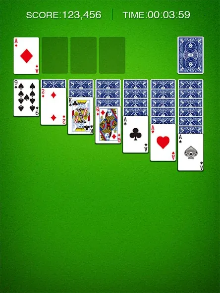 Скачать Classic Solitaire: Card Games [MOD: без рекламы и отмена ходов] на телефон — скриншот 3
