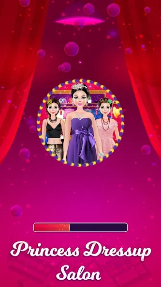 Скачать Princess Makeup Dressup Salon [MOD: безлимитные деньги и всё открыто] на телефон — скриншот 1