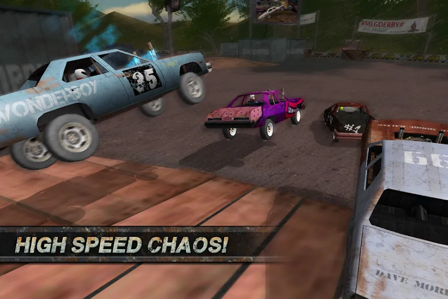 Скачать Demolition Derby: Crash Racing [MOD: безлимитные деньги и все машины открыты] — скриншот 4