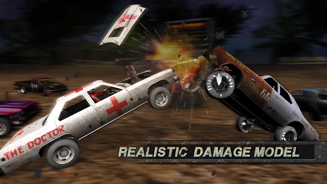 Скачать Demolition Derby: Crash Racing [MOD: безлимитные деньги и все машины открыты] — скриншот 5