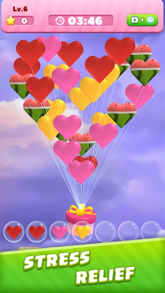 Bubble Burst：Match 3D [MOD: безлимитные монеты и подсказки] (Бесплатно / APK) — скриншот 5