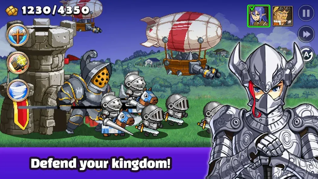 Скачать Kingdom Wars - Tower Defense [MOD: безлимитные ресурсы и улучшения] — скриншот 4