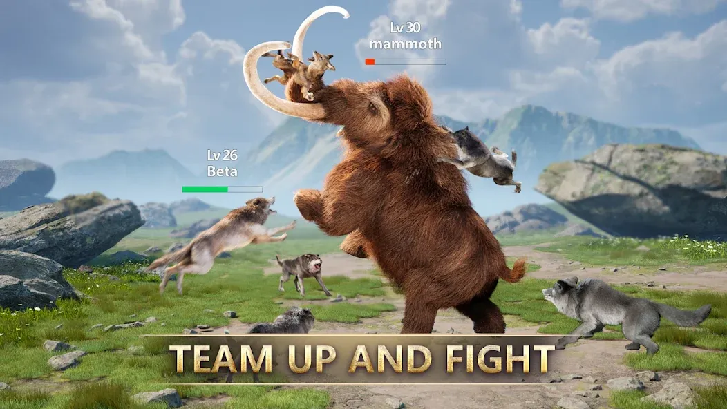 Скачать взлом Wolf Game: Wild Animal Wars [MOD: безлимитные ресурсы и мощные волки] — скриншот 3