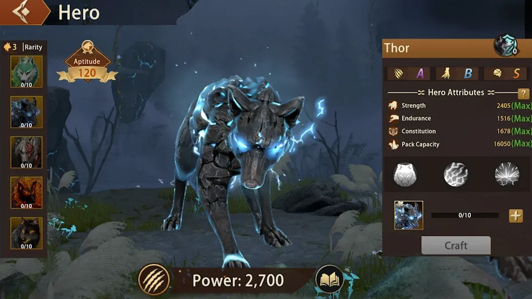 Скачать взлом Wolf Game: Wild Animal Wars [MOD: безлимитные ресурсы и мощные волки] — скриншот 5