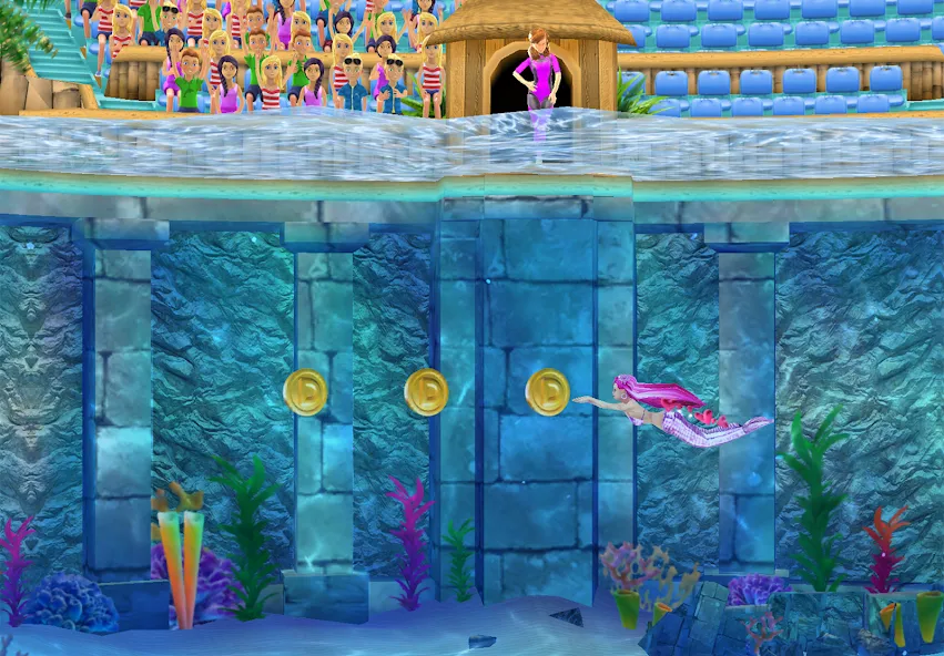 Взломанная My Dolphin Show [MOD: безлимитные монеты и разблокированы уровни] на Андроид — скриншот 3