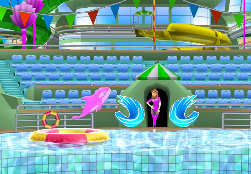 Взломанная My Dolphin Show [MOD: безлимитные монеты и разблокированы уровни] на Андроид — скриншот 4
