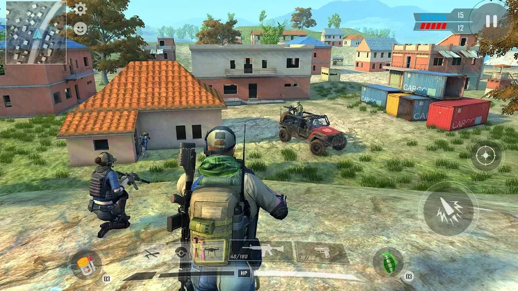 Commando War Army Game Offline [MOD: безлимитные патроны и здоровье] (Бесплатно / APK) — скриншот 3