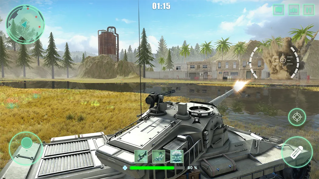 World Tanks War: Offline Games [MOD: безлимитные деньги и мощная техника] последняя версия — скриншот 5