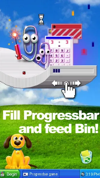 Progressbar95 - nostalgic game [MOD: без рекламы и бесконечные жизни] (Бесплатно / APK) — скриншот 2