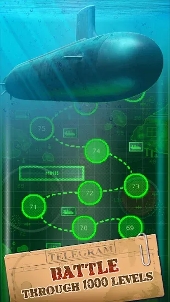 You Sunk - Submarine Attack [MOD: безлимитные ракеты и здоровье] — Скачать бесплатно (APK) — скриншот 5