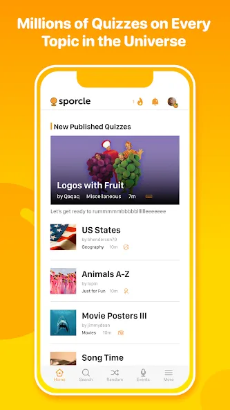 Sporcle [MOD: открыты все викторины и без рекламы] на Андроид — скриншот 1