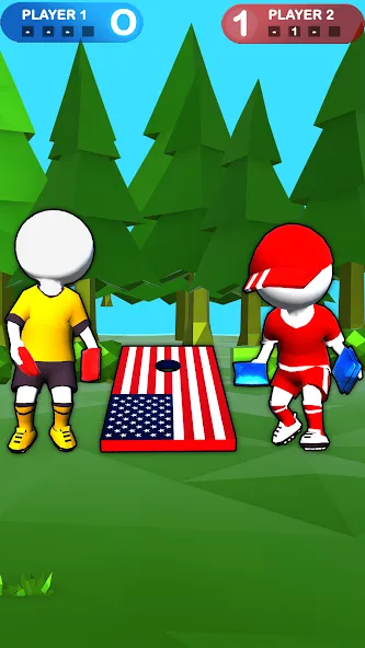 Скачать Cornhole League - Board Games [MOD: безлимитные деньги и открыты все уровни] на телефон — скриншот 1