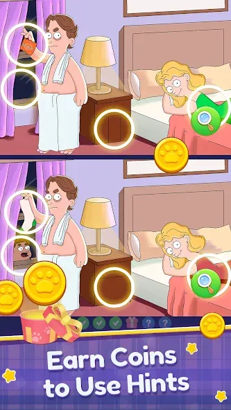 Скачать Find Differences: Spot Fun [MOD: подсказки доступны и уровни открыты] на телефон — скриншот 2