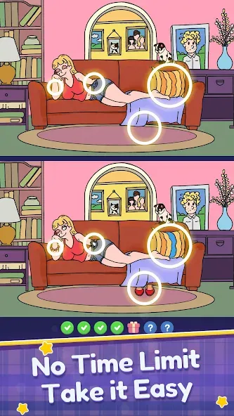 Скачать Find Differences: Spot Fun [MOD: подсказки доступны и уровни открыты] на телефон — скриншот 3