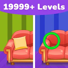 Скачать Find Differences: Spot Fun [MOD: подсказки доступны и уровни открыты] на телефон
