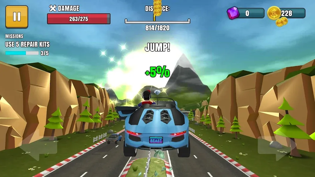 Скачать Faily Brakes 2: Car Crash Game [MOD: безлимитные деньги и все машины открыты] на телефон — скриншот 4