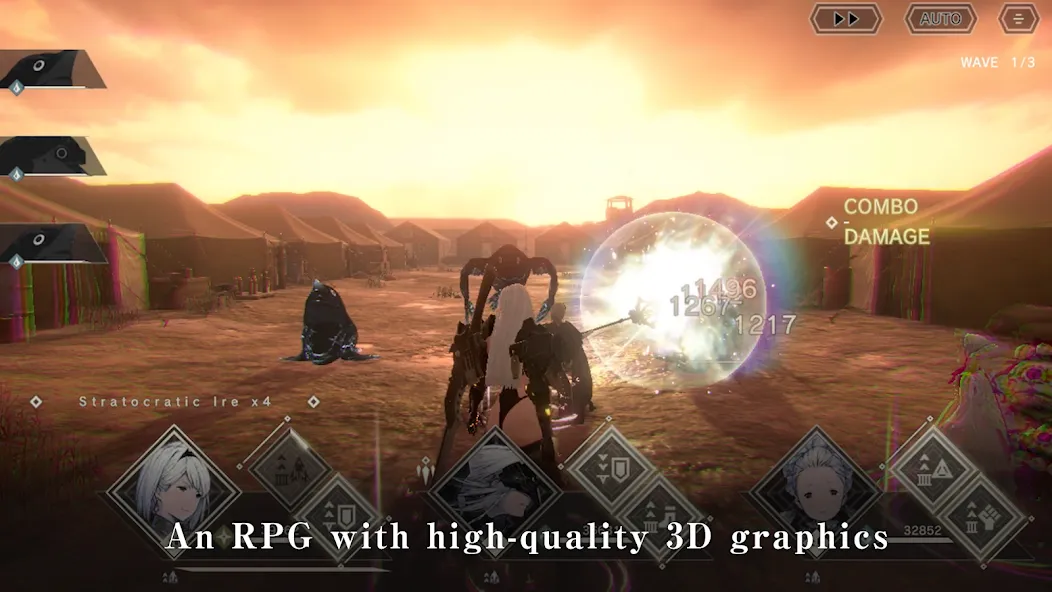 Взломанная NieR Re[in]carnation [MOD: безлимитные ресурсы и премиум-валюта] на Андроид — скриншот 1