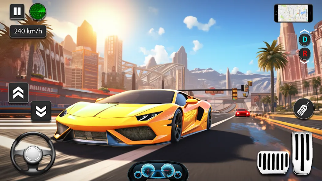Скачать взлом GT Car Stunt : Ramp Car Stunts [MOD: безлимитные деньги и все машины] — скриншот 1