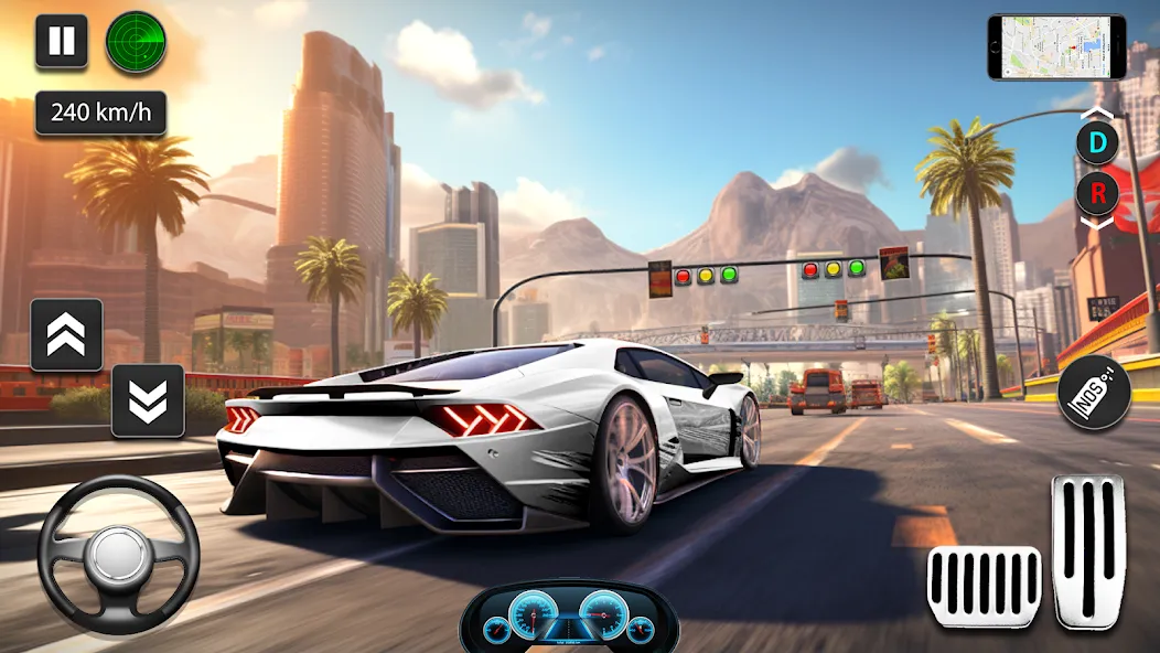Скачать взлом GT Car Stunt : Ramp Car Stunts [MOD: безлимитные деньги и все машины] — скриншот 3