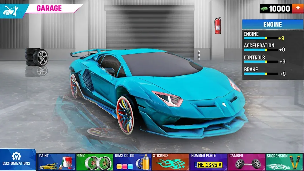 Скачать взлом GT Car Stunt : Ramp Car Stunts [MOD: безлимитные деньги и все машины] — скриншот 4