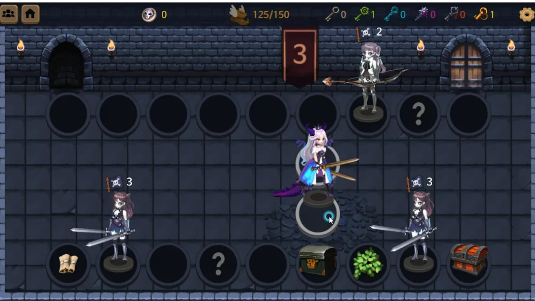 Скачать взлом Dungeon Princess 2! : RPG [MOD: безлимитные деньги и усиленные герои] — скриншот 5
