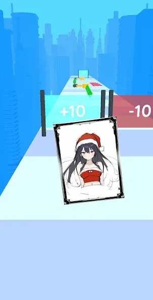 Скачать взлом Card Run : Anime Evolution [MOD: безлимитные монеты и все карты] — скриншот 2