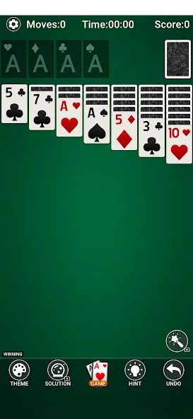 Скачать взлом Solitaire Classic - 2024 [MOD: без рекламы и подсказки доступны] — скриншот 1