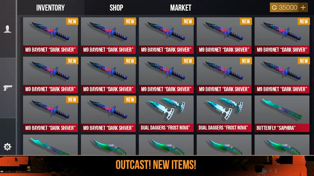 Скачать Case Opener: Skins Simulator [MOD: бесконечные монеты и все скины] — скриншот 2