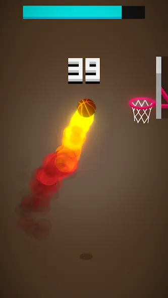 Dunk Hit [MOD: безлимитные мячи и высокие прыжки] на Андроид — скриншот 1