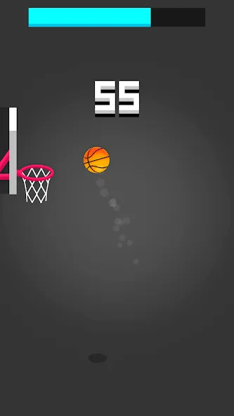 Dunk Hit [MOD: безлимитные мячи и высокие прыжки] на Андроид — скриншот 2