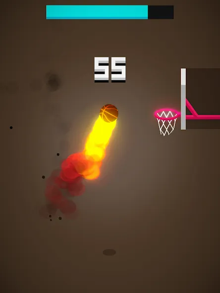 Dunk Hit [MOD: безлимитные мячи и высокие прыжки] на Андроид — скриншот 5